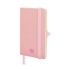 Carnet à couverture souple Finocam Nexo - 72 feuilles - 90 x 150 mm - Papier crème 80 g/m² - Pochette intérieure - Fermeture éla