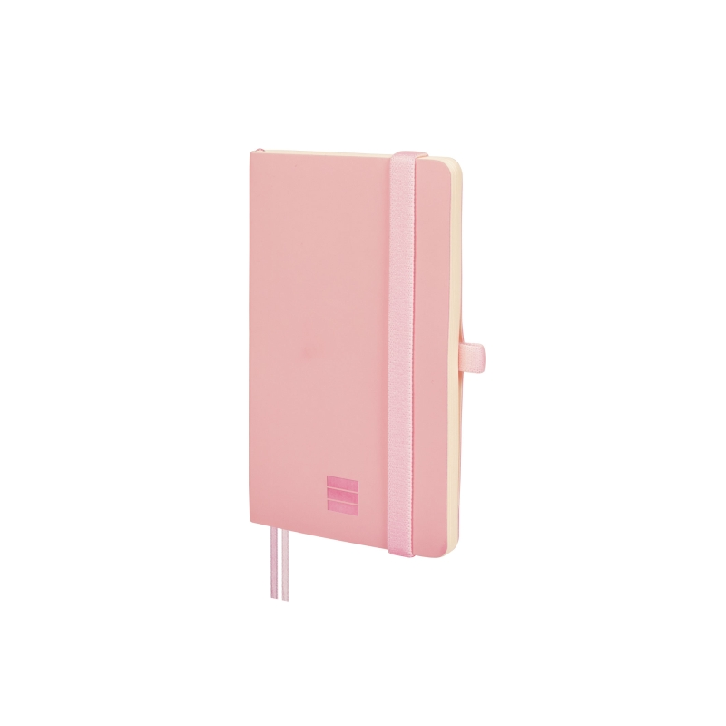 Carnet à couverture souple Finocam Nexo - 72 feuilles - 90 x 150 mm - Papier crème 80 g/m² - Pochette intérieure - Fermeture éla