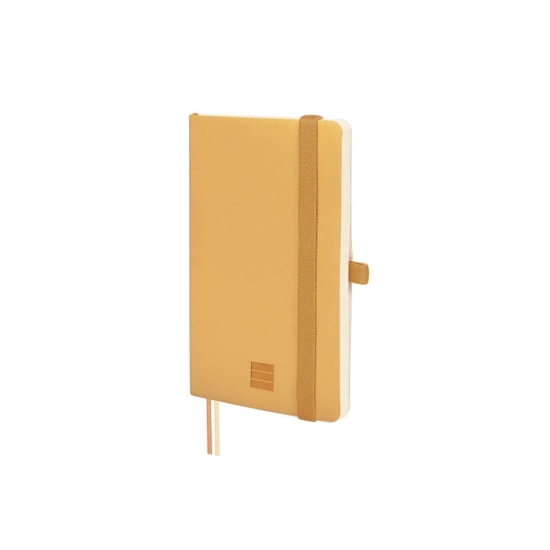 Carnet à couverture souple Finocam Nexo - 72 feuilles - 90 x 150 mm - Papier crème 80 g/m² - Pochette intérieure - Fermeture éla