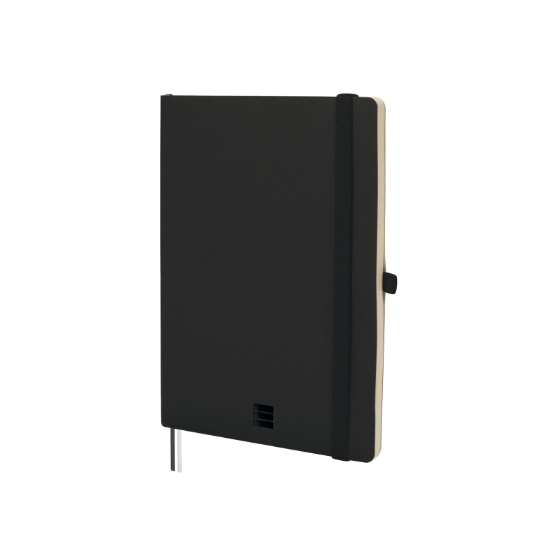 Carnet à couverture souple Finocam Nexo - 72 feuilles - Format A5 - 148 x 210 mm - Papier crème 80 g/m² - Pochette intérieure -