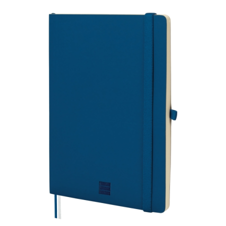 Carnet à couverture souple Finocam Nexo - 72 feuilles - Format A5 - 148 x 210 mm - Papier crème 80 g/m² - Pochette intérieure -