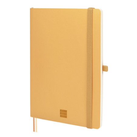 Carnet à couverture souple Finocam Nexo - 72 feuilles - Format A5 - 148 x 210 mm - Papier crème 80 g/m² - Pochette intérieure -