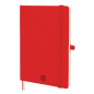 Carnet à couverture souple Finocam Nexo - 72 feuilles - Format A5 - 148 x 210 mm - Ligné horizontalement - Papier crème 80 g/m²