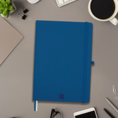Carnet à couverture souple Finocam Nexo - 72 feuilles - Format B5 - 176 x 250 mm - Papier crème 80 g/m² - Pochette intérieure -