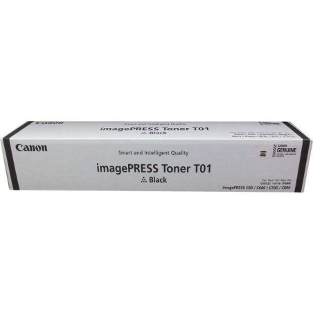 Cartouche de toner noire originale Canon imagePRESS T01 - 8066B001