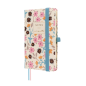Carnet à couverture rigide Finocam Moniquilla - 72 feuilles - 90 x 150 mm - Papier crème 80 g/m² - Lisse - Pochette intérieure -