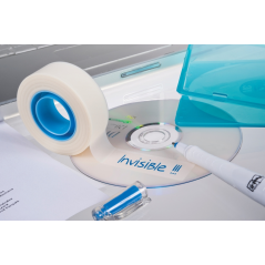 Ruban adhésif invisible Scotch - Réutilisable - 19 mm x 33 m - Transparent