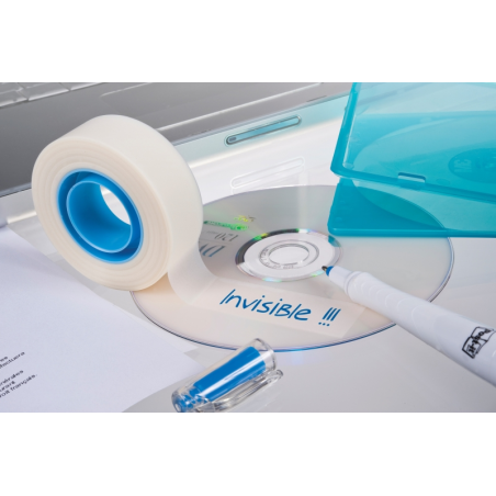 Ruban adhésif invisible Scotch - Réutilisable - 19 mm x 33 m - Transparent