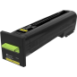 Lexmark CX825/CX860 Cartouche de toner jaune d'origine - 82K2XY0/82K2XYE