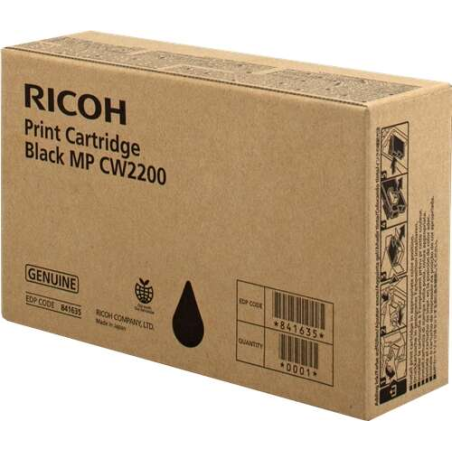 Ricoh Aficio MP-CW2200SP Cartouche d'encre noire d'origine - 841635/MP CW2200BK