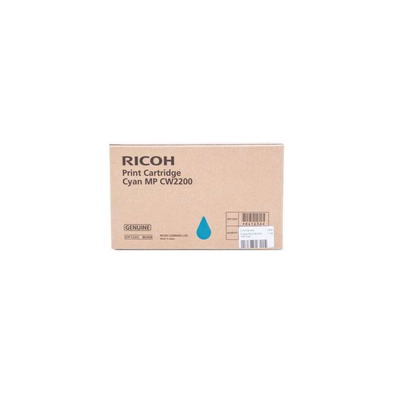 Ricoh Aficio MP-CW2200SP Cartouche d'encre cyan d'origine - 841636/MP CW2200C