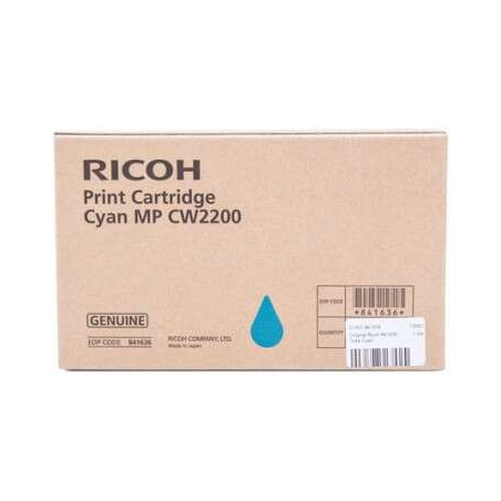 Ricoh Aficio MP-CW2200SP Cartouche d'encre cyan d'origine - 841636/MP CW2200C