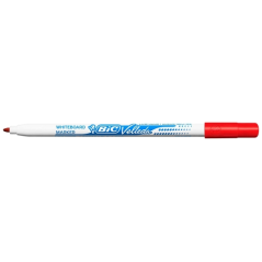 LOT de 24 Marqueur pour tableau blanc Bic Velleda 1721 - Pointe fine - Largeur de trait 1,5 mm - Effacement optimal - Rouge