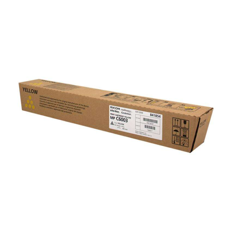 Ricoh Aficio MP-C4503/MP-C5503/MP-C6003 Cartouche de toner jaune d'origine - 841854