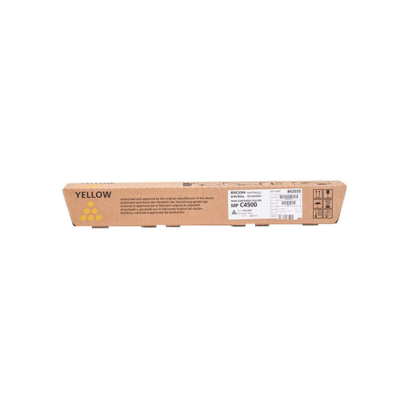 Ricoh Aficio MP-C3500/MP-C4500 Cartouche de toner jaune d'origine - 884931/888609/842035