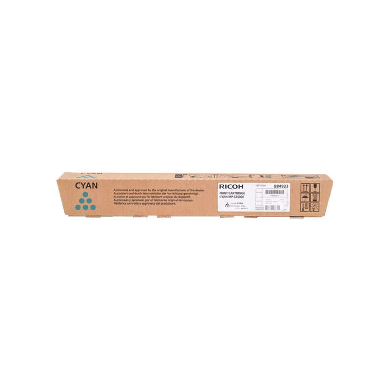 Ricoh Aficio MP-C3500/MP-C4500 Cartouche de toner cyan d'origine - 884933/888611/842037