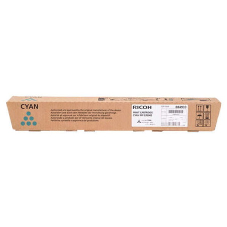 Ricoh Aficio MP-C3500/MP-C4500 Cartouche de toner cyan d'origine - 884933/888611/842037