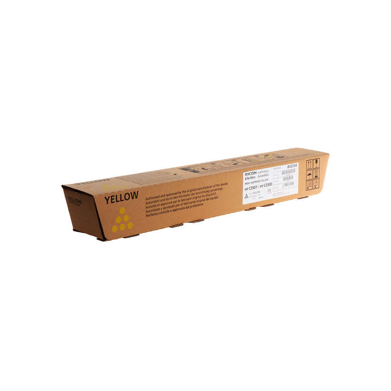 Ricoh Aficio MP-C2800/MP-C3300/MP-C3001/MP-C3501 Cartouche de toner jaune d'origine - 841125/842044/841425