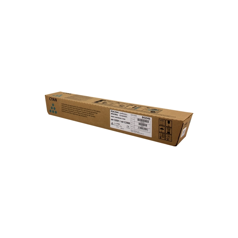 Ricoh Aficio MP-C2800/MP-C3300/MP-C3001/MP-C3501 Cartouche de toner cyan d'origine - 841127/842046/841427