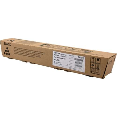 Ricoh Aficio MP-C3001/MP-C3501 Cartouche de toner noir d'origine - 842047/841424/841579
