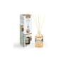 Prady Désodorisant Mikado au bois de santal et à la cannelle - Bouteille en verre de 100 ml et baguettes de diffusion