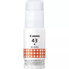 ✅ Canon Bouteille d'encre rouge Canon GI43 - GI43R/4716C001 couleur rouge en stock