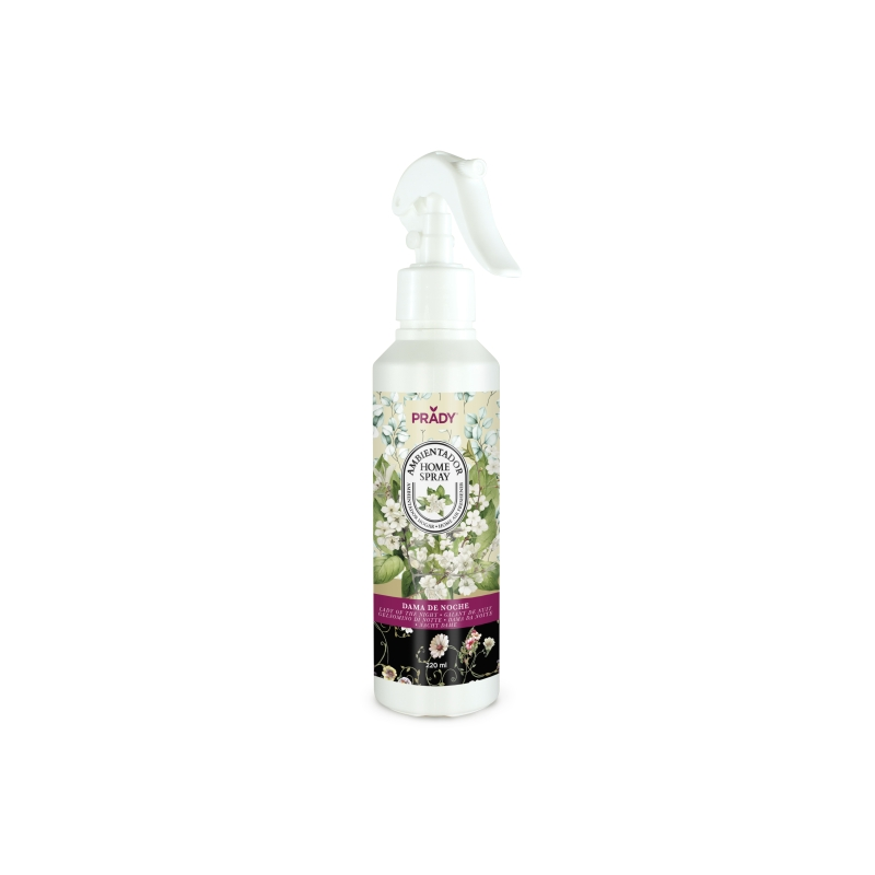 Spray désodorisant d'intérieur au jasmin nocturne Prady - Flacon de 220 ml - Flacon vaporisateur
