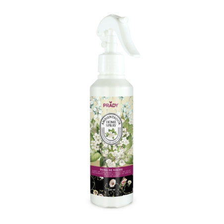 Spray désodorisant d'intérieur au jasmin nocturne Prady - Flacon de 220 ml - Flacon vaporisateur