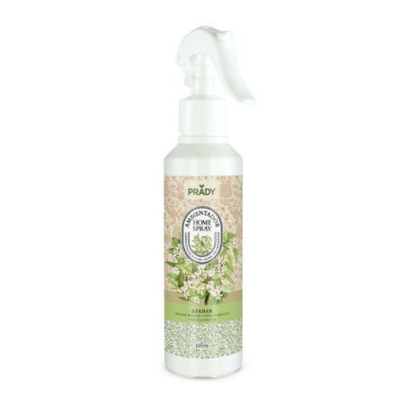 Spray désodorisant d'intérieur Prady Fleur d'oranger - Flacon de 220 ml - Flacon vaporisateur