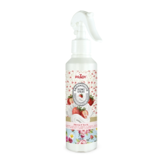 Spray désodorisant Prady Home Crème et Fraise - Flacon de 220 ml - Flacon vaporisateur