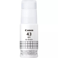 ✅ Canon Bouteille d'encre grise Canon GI43 - GI43GY/4707C001 couleur gris en stock