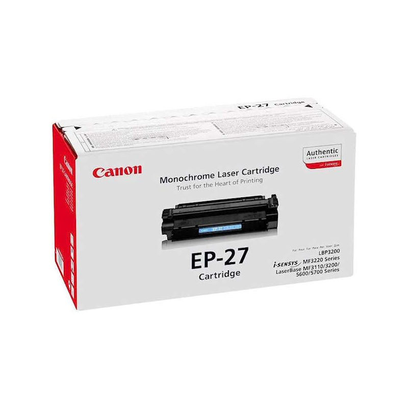 Cartouche de toner noire originale Canon EP-27 - 8489A002