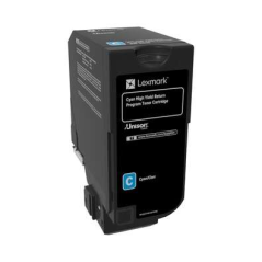 Lexmark CX725 Cartouche de toner cyan d'origine - 84C2HC0