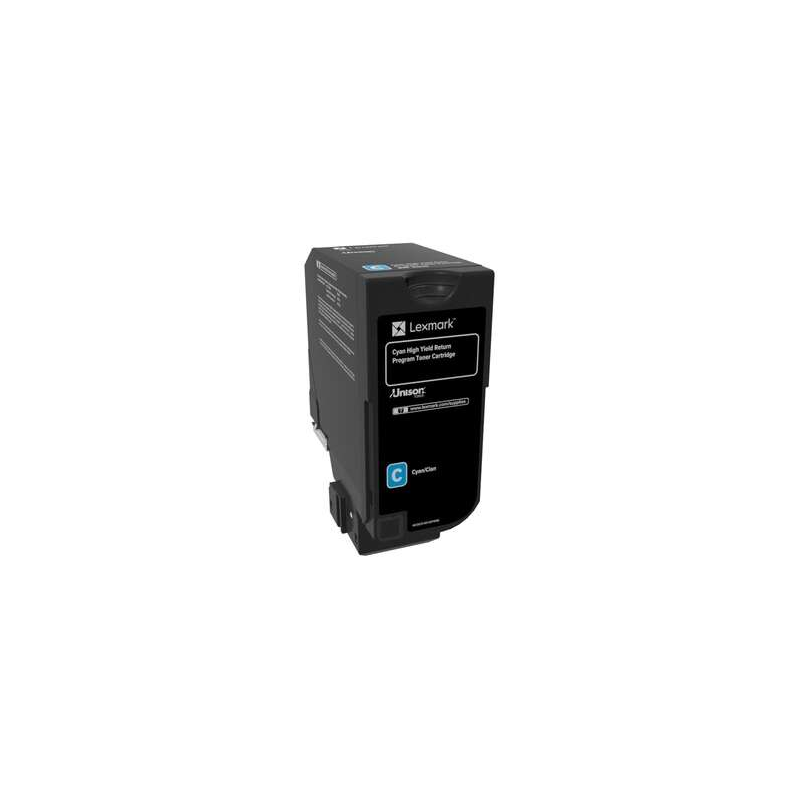 Lexmark CX725 Cartouche de toner cyan d'origine - 84C2HC0