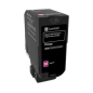 Lexmark CX725 Cartouche de toner magenta authentique - 84C2HM0