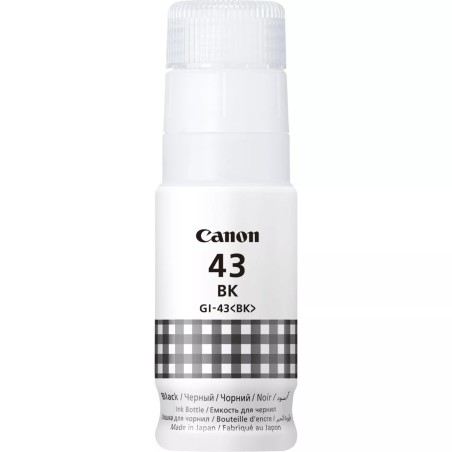 ✅ Canon bouteille d'encre Canon GI43 noir - GI43BK/4698C001 couleur Noir en stock