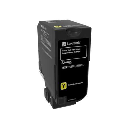 Lexmark CX725 Cartouche de toner jaune d'origine - 84C2HY0