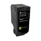 Lexmark CX725 Cartouche de toner jaune d'origine - 84C2HY0