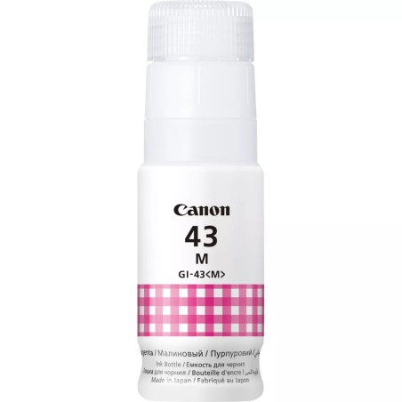 ✅ Canon Bouteille d'encre Canon GI43 magenta - GI43M/4680C001 couleur magenta en stock