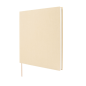 Livre d'or Finocam Jazz pour signatures - 80 feuilles - 250 x 250 mm - Papier ivoire 120 g/m² - Reliure en tissu - Couleur crème