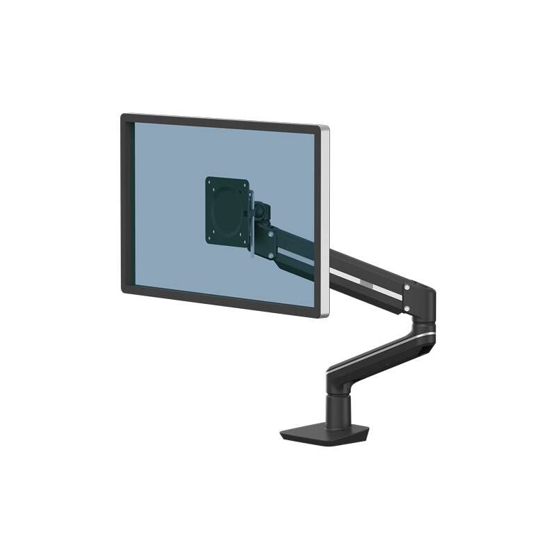 Fellowes Stem Arm for Single Monitor - Jusqu'à 9 kg - Réglable avec ressort à gaz - Couleur Noir