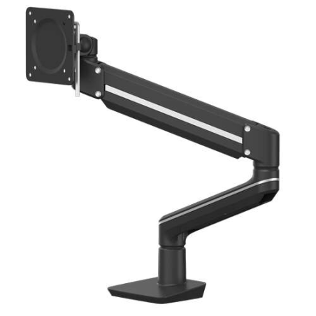 Fellowes Stem Arm for Single Monitor - Jusqu'à 9 kg - Réglable avec ressort à gaz - Couleur Noir