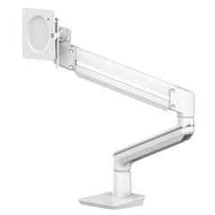 Fellowes Stem Arm for Single Monitor - Jusqu'à 9 kg - Réglable avec ressort à gaz - Couleur Blanc
