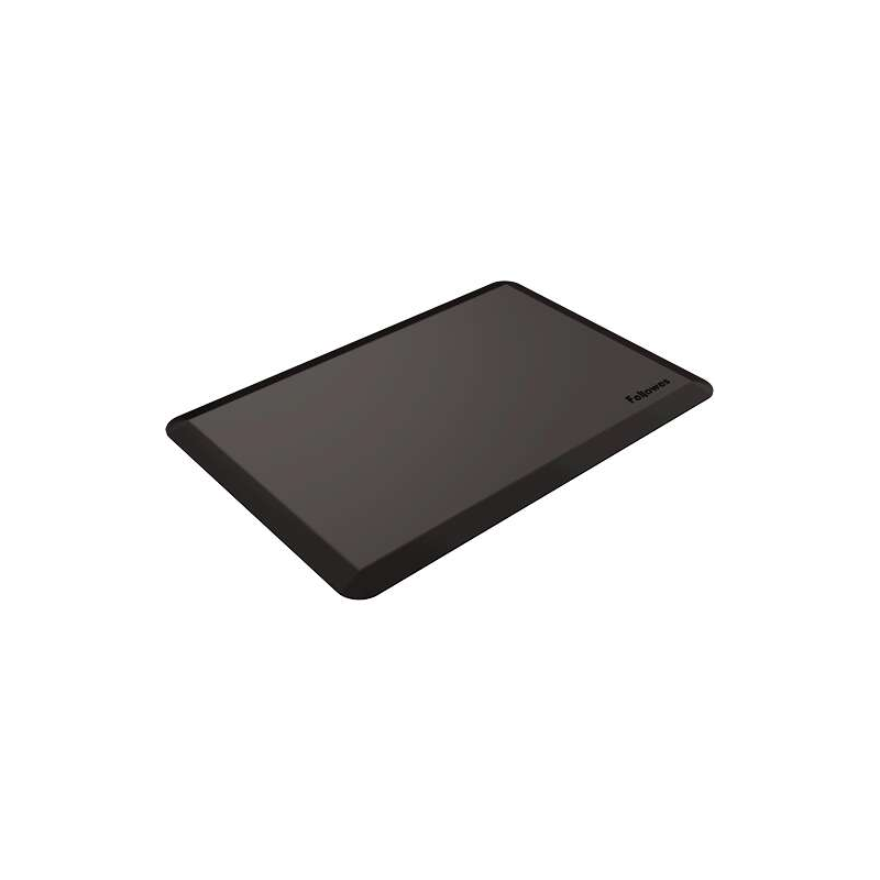 Fellowes Tapis anti-fatigue - Bords biseautés - Design ergonomique - Couleur noire