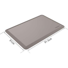 Fellowes Tapis anti-fatigue - Bords biseautés - Design ergonomique - Couleur noire