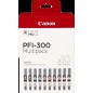 Canon PFI300 Pack de 10 Cartouches d'Encre Originales - 4192C008