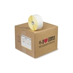 Zebra Z-Select 2000D, lot de 12 rouleaux d'étiquettes à transfert thermique d'origine, 51 x 25 mm - 2 580 étiquettes par rouleau