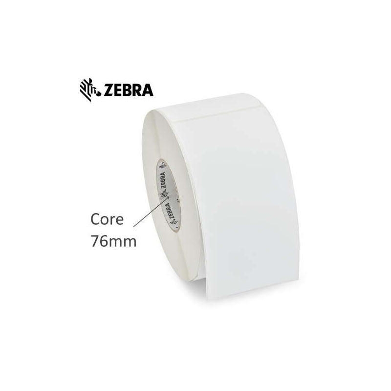 Zebra Z-Perform 1000D Pack de 6 rouleaux d'étiquettes thermiques originales 76x25 mm - Adhésif permanent - 5 180 unités par roul