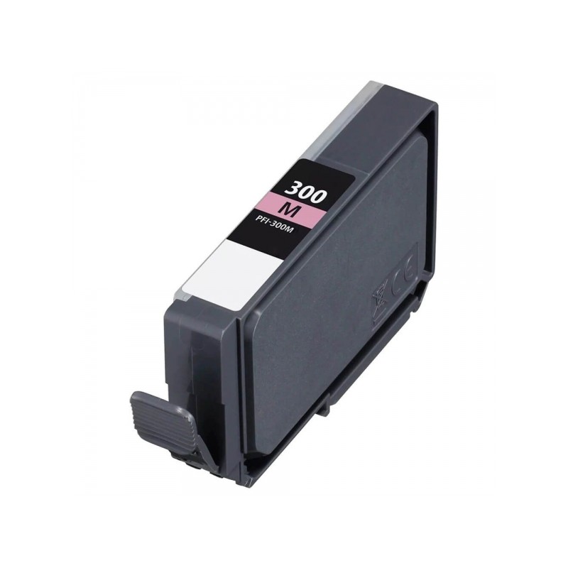 Cartouche compatible Canon PFI300 magenta - Remplace 4195C001/PFI300M