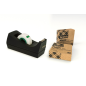 Dévidoir de ruban adhésif Scotch - Pour rubans jusqu'à 19 mm x 33 m - 66 % de colle végétale - Comprend 3 rubans - Noir